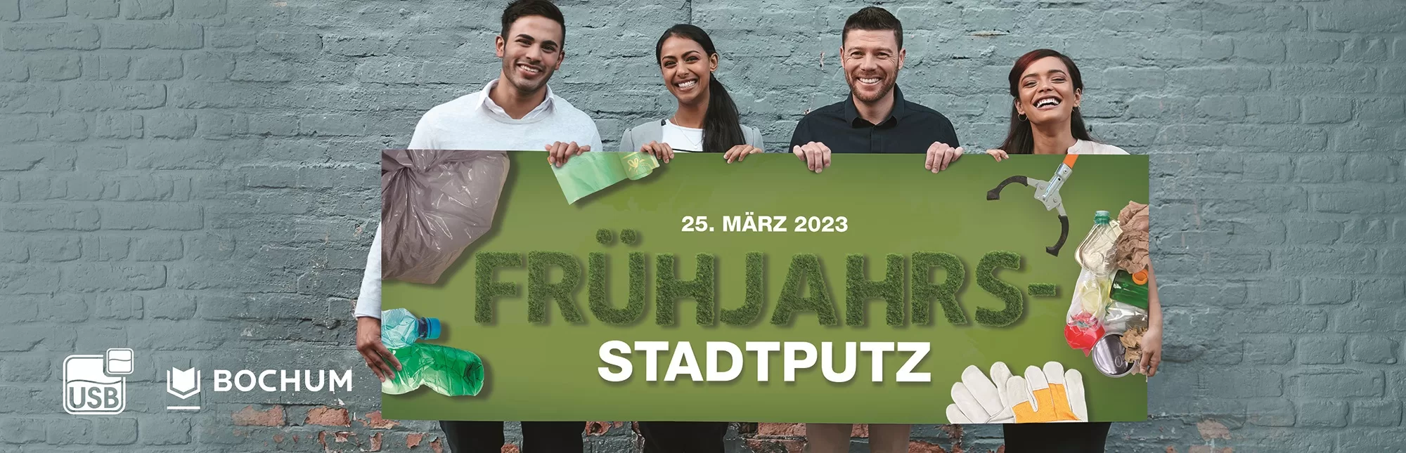 Bochumer Frühjahrs-Stadtputz 2023: Mach mit und hilf, unsere Stadt sauberer zu gestalten!