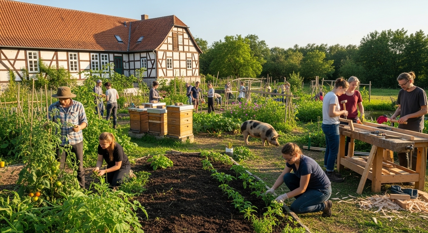 Hof Bergmann in Bochum-Laer: Ein Gemeinschaftsprojekt kämpft für seine nachhaltige Zukunft